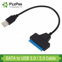Cavo SATA a USB 3.0/2.0 Fino a 6 Gbps per disco rigido SSD HDD esterno da 2,5 pollici Adattatore SATA 3 a 22 pin Cavo USB 3.0 a SATA III