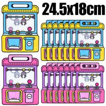 20/5PCS Kunststoff Cartoon Süßigkeiten Geschenk Taschen Snack Cookie Selbstdichtende Verpackung Beutel Kinder Geburtstag Party Gefälligkeiten für Gäste Hochzeit