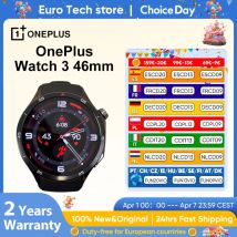 OnePlus Watch 3 SmartWatch Versión global Wear OS por Google Pantalla LTPO A0MOLED de 1,5 pulgadas 5 días de duración de la batería 60S Control de salud GPS
