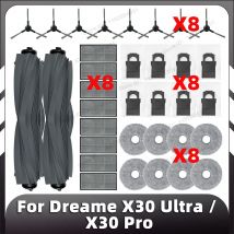 Für Dreame X40 Ultra / X40 Ultra Complete / X40 Pro / S30 Pro Ultra Roboter-Staubsauger Hauptbürste Mopp Hepa-Filter Staubbeutel