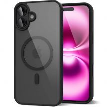 Custodia magnetica nera per iPhone 16 Plus 15 Pro Max 14 13 Mini 12 11 X XS XR SE 2022 2020 8 Magsafe Mag Safe Non ingiallimento Cover