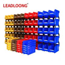 LEADLOONG V2 Teilbehälter, 12 Stück, 8 x 5 x 4 Zoll/20 x 13 x 11 cm, Aufbewahrungsbox für Kleinigkeiten, Werkzeug-Organizer, geeignet für Büro, Schreibtisch und Autozubehör
