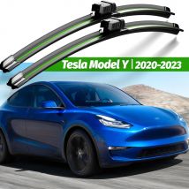 Tergicristallo LHD Spazzole Tergicristallo Anteriori Per Tesla Modello Y 2020 - 2023 Parabrezza Parabrezza Finestra Pulita Auto Spazzole Antipioggia 26 "+ 19"