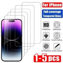 1-5 szt. Szkło Hartowane do iPhone 17 16 15 14 13 12 11 Pro Max Folia Ochronna na Ekran do iPhone 7 8 SE X XS XR Szkło Ochronne
