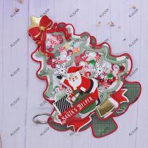 KLJUYP Christmas Tree Shaker Metal Cutting Dies Stencils for DIY Scrapbooking/album Decorative Embossing DIY Paper Cards