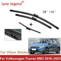 Autowischer vorne und hinten Wischerblatt für VW Volkswagen Touran 5T 2016–2023 Windschutzscheibe Windschutzscheibe Heckklappenfenster