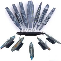 1/2000 Kunststoff Montieren Warship Cruiser Destroyer Submarine Modell Kit WWII Yamato USS Modell Schiff Puzzle Militär Spielzeug Für Jungen