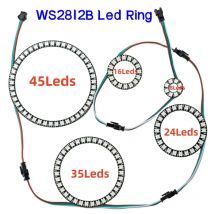 DC5V Ws2812 Led Pixel Ring Voll Farbe LED Ring Lampe 8/16/24/35/45Leds Pixel Lichter Smart Ws2812b Adressierbare Modul Kreis Licht