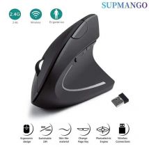 Mouse verticale Mouse ottico wireless ergonomico da 2,4 GHz 3 DPI regolabili 800/1200/1600 6 pulsanti per PC portatile Computer desktop