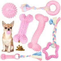 Kau spielzeug für Hunde, 6-teiliges Kau spielzeugset für Welpen, geeignet für interaktives Haustiers pielzeug für kleine und mittlere Hunde