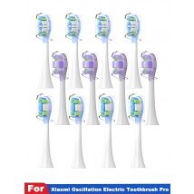 4 SZT. Wymienne Główki Szczoteczki Do Zębów Xiaomi Oscillation Electric Toothbrush Pro Mijia MES610 MES609, Miękkie Włosie