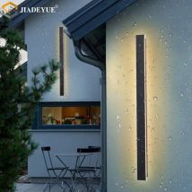 Wodoodporna długa lampa ścienna LED ip65 oświetlenie zewnętrzne ogród wiejski dom balkon światło