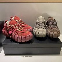 Männer Designer Reifen Sohle Sport Mode Lässig Mikrofaser Leder Höhe Erhöhte Flache Plattform Laufschuhe Chunky Sneaker