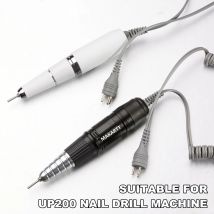 Makart nagel bohrer handstück für up200 maschine profession elle elektrische feile entfernen gel politur poly nagel gel schwarz/weiß