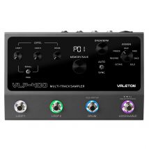 VALETON Mehrspuriges Stereo-Looper-Pedal für Gitarre, Bass, Tastatur, Gesang mit automatischer Trommelmaschine, 7 Loop-Effekte, 99 Projektspeicher