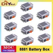 8881 AA-Batteriekasten für Bausteine, mehrere Leistungsfunktionen, PF-Modellsets, kompatibel mit allen großen Marken, technischen MOC-Teilen