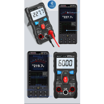 ZOYI 6000 Conti Voltmetro Volt Amp Ohm Hz Multimetri a diodi NCV ZT-5B Multimetro digitale wireless Gamma automatica Vero RMS