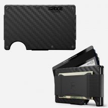 The Ridge Credit Card Holder Black Luxury Aluminum Metal Minimalist Purse RFID Blocking Id Card Holder