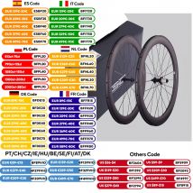 CSC bicicleta de carretera ruedas de carbono 700C cubierta sin cámara Toray 38/50/60mm de profundidad juego de ruedas de carbono súper ligeras para bicicleta de carreras
