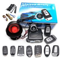 Geändert Auto Auto Start Stop Motor Taste PKE Fernbedienung System Keyless Entry Wegfahrsperre Alarm Schloss Anti-diebstahl Mit 2-schlüssel