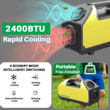 Treeligo Outdoor Mini Zelt Klimaanlage Kühlung 12V Tragbare Camping Klimaanlage 24V Elektrische A/C 220V Für RV Camper Van