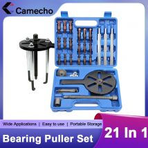 Camecho 21-in-1-Lagerabzieher-Set, 3-Backen-Abzieher, Werkzeug zum Entfernen von Lager, Werkzeug zum Demontage des Innenlochs