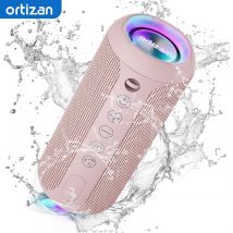 Ortizan x10 tragbarer bluetooth lautsprecher 360 ° stereo sound 24w ipx7 wasserdicht 3-eq drahtloser bluetooth 5,3 lautsprecher 30 stunden spielzeit