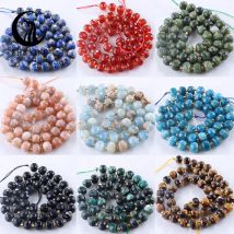 Nowe naturalne kamienie 6x8mm fasetowane koraliki rondelle Sunstone Amazonit Tygrysie Oko Lapis Luksusowe koraliki luzem do wyrobu biżuterii DIY bransoletki