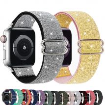 Scrunchie strap for Apple watch band 44mm 45mm 41mm 42mm 38mm 40mm ultra 49mm Nylon bracelet correa iwatch series 6 5 4 3 SE 7 8