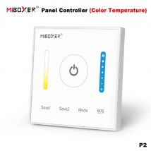 Miboxer p2 dc12-24v 2,4 ghz 86touch Farb temperatur schalter Panel Dimmer Helligkeit einstellen LED-Controller für LED-Streifen/fcob
