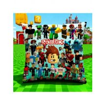 45x45cm Hot ROBLOX Game Theme Cute Cartoon Print Peripheral Pillow Case Cushion Cover Home Supplies Birthday Gift Pillowcover