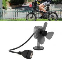 Turbina eolica portatile Luce d'atmosfera Porta USB Ricarica Turbina eolica da 5 W Banca di potere per ciclismo all'aperto Collegare il motore della turbina eolica