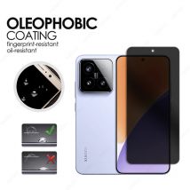 Privacy Screen Protector For Xiaomi 15 Anti Glare Tempered Glass For Xiaomi 15 Camera Protector For Xiaomi 15 5G Anti-spy Glass