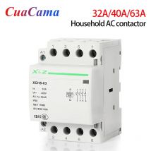1PCS 4P Din-schiene Modulare Haushalts Ac Schütz 32A/40A/63A 220V/230V 50/60HZ 3NO 1NC 4NO 4NC 2NO 2NC