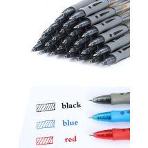 13/30pcs Retractable Gel Pens Set Black/Red/Blue Ink Ballpoint for Writing Refills Office Accessories School Supplies Stationer