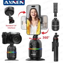 AXNEN AI P03 Smart Gimbal 360° automatische Gesichtsverfolgung, All-in-One-Drehung für Smartphone/Kameras/Action-Kamera, Video-Vlog-Aufzeichnung