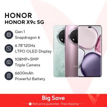 2024 HONOR X9C 5G versión Global Snapdragon 6 Gen 1 6,78 "120Hz AMOLED PWM pantalla 6600mAh batería potente cámara OIS de 108MP