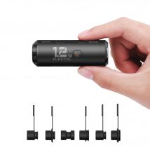 FLEXTAIL ZERO PUMP - Inflador eléctrico de bomba de aire portátil para acampar de 34 g para colchas de dormir, 1 batería recargable incluida