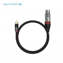 Khadas Bal-RCA to XLR-3 Male 1.0-Metre/0.2-Metre Design for Khadas Tone2 Pro