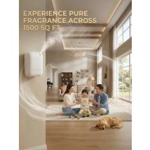 Smart Bluetooth Waterless Essential Oil Diffuser 150ml Wall-Mounted Aroma Scent Machine for Home Hotel Commercial Type-C