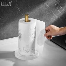 Marmor Küche Papier Handtuch Halter Platz Gesichts Handtuch Organizer Rollen Papier Halter Vertikale Gold Schwarz Badezimmer ELB105