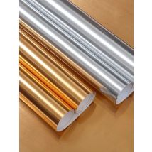 Thickened Gold Brushed Self-Adhesive Wallpaper Furniture Renovation Paste Metal Mirror Stickers Fridge Sound Box Waterproof Film