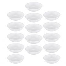 25pcs Condiment Dishes Plastic Sauce Bowls Round For Dipping Sauces Seasonings Appetizers Home Hotel Restaurant Use