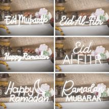 Eid Mubarak LED-Leuchtreklame, Ramadan-Dekorationen, Leuchtreklame für Zuhause, Ramadan Mubarak, Dekor, Leuchtreklame, Zuhause, Schlafzimmer, Dekoration, USB