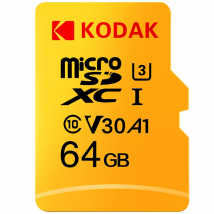 Kodak Micro SD Card Memory Card classe 10 64GB U3 4K ad alta velocità Cartao De Memoria Memoria