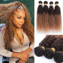12A Kinky Curly Hair Bundles 1/3/4 Pcs Jerry Curly Bundles Human Hair Burmese Curly Hair Extensions 100% Unprocessed Virgin Hair