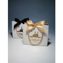 Eid Mubarak Favors Gifts Candy Boxes handbag Muslim Islamic Ramadan Kareem Party Decor，Handheld ribbon candy box ﻿