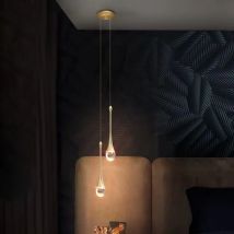 Nordic kryształowa lampa wisząca sufitowa sypialnia Bar restauracja kawiarnia lampa wisząca kuchnia salon dekoracja wnętrz lampka nocna