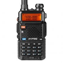 Baofeng GT-5R Handfunkgerät, Walkie-Talkies für Erwachsene, FCC-konform, Schwarz