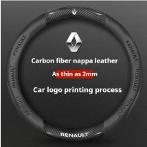 Carbon Faser Auto Lenkrad Abdeckung Für Renault Scenic Clio Laguna 2 3 4 5 Kangoo Fluence Megane Trafic Talisman Twingo Kaptur